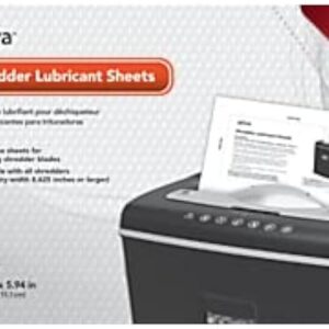 Ativa™ Shredder Lubricant Sheets, Pack Of 12